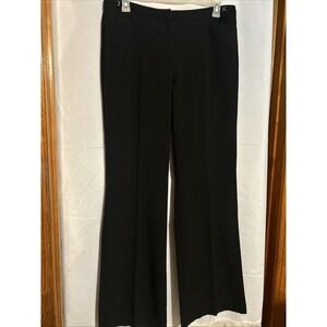 New York and Co Women's Black Stretch Pants Wide Leg Size 16 Tall 40/35